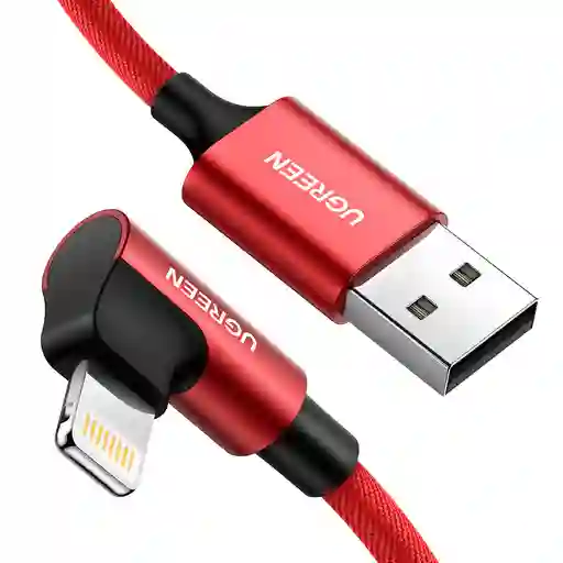 Cable Lightning A Usb 2.0 Ángulo De 90° 1mt Ugreen 60555