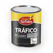 Pintura Trafico Blanco, 1/4 De Galon