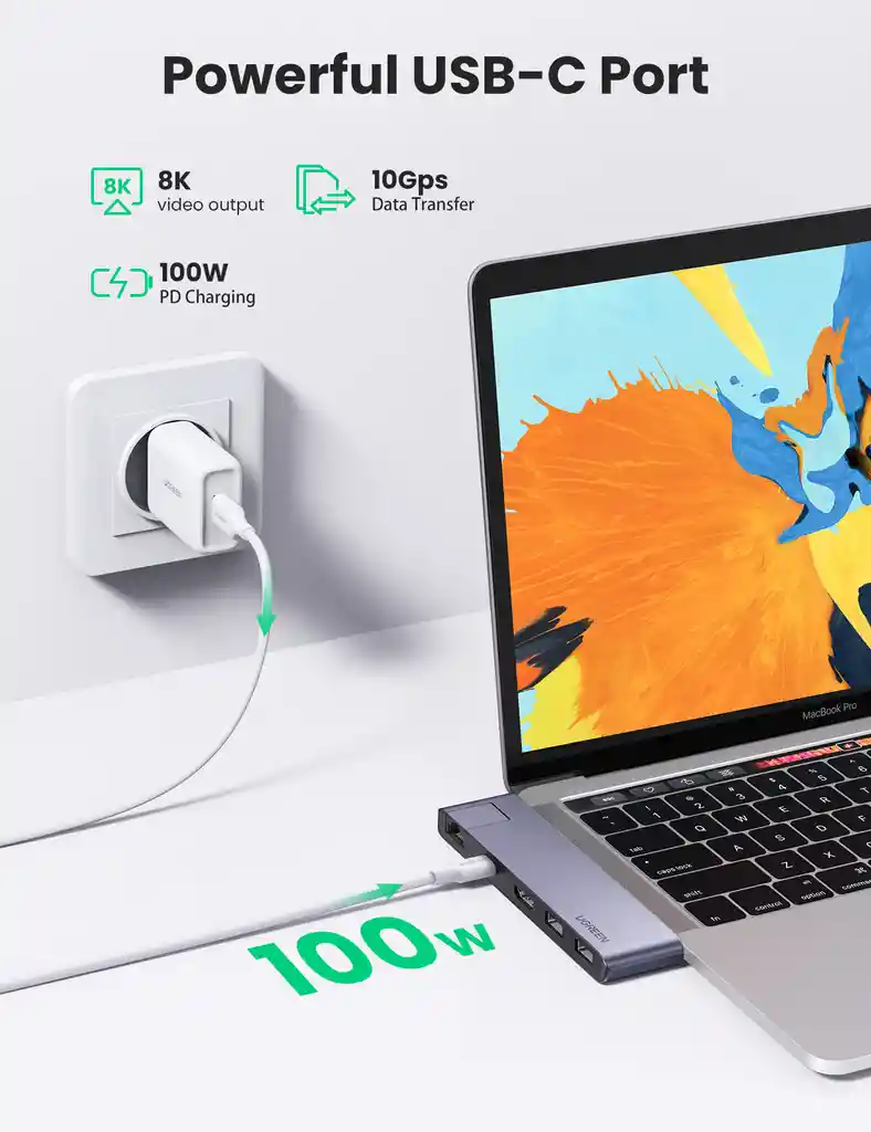 Hub 5 En 1 Para Macbook Ugreen 50984