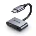 Adaptador Auriculares Usb Tipo C A 3.5mm Jack Ugreen 50596