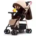Coche Para Bebe Con Capota Expandible Fino Reversible Beis 701-4