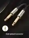 Cable De Audio 6.35mm Macho A Macho De 3mt Ugreen 10639