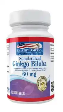 Ginkgo Biloba 60mg 60 Softgels