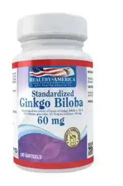 Ginkgo Biloba 60mg 100 Softgels