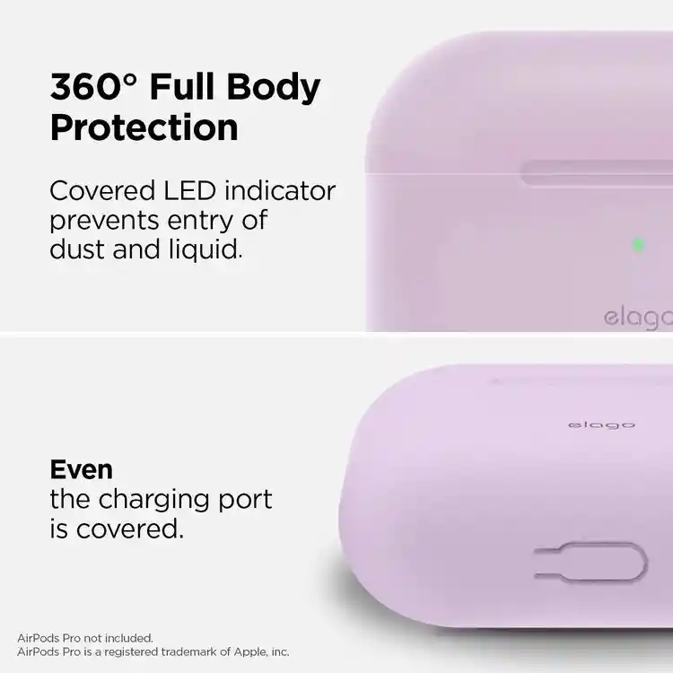 Estuche Para Airpods Pro De Silicona Elago En Lavanda