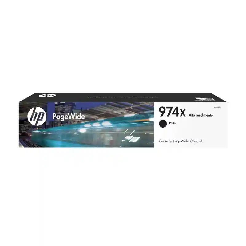 Cartucho De Tinta Hp 974x Negro Pagewide Original (l0s08al)