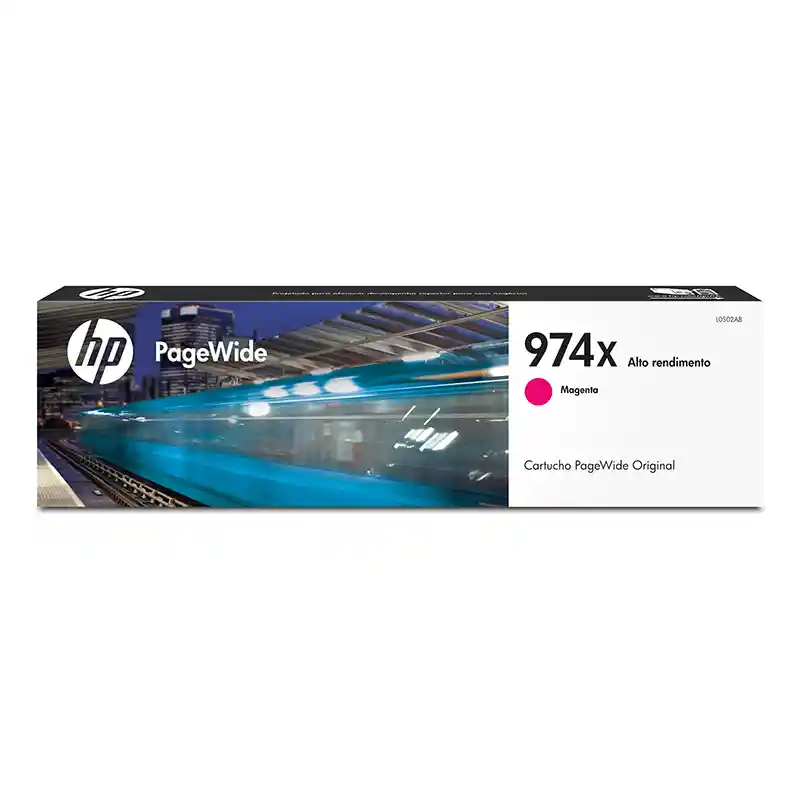 Cartucho De Tinta Hp 974x Magenta Pagewide Original (l0s02al)