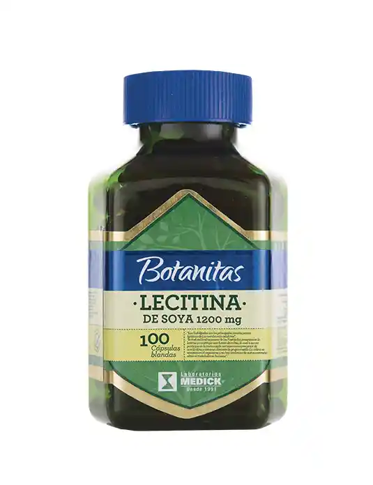 Lecitina De Soya 100 Cápsulas Blandas