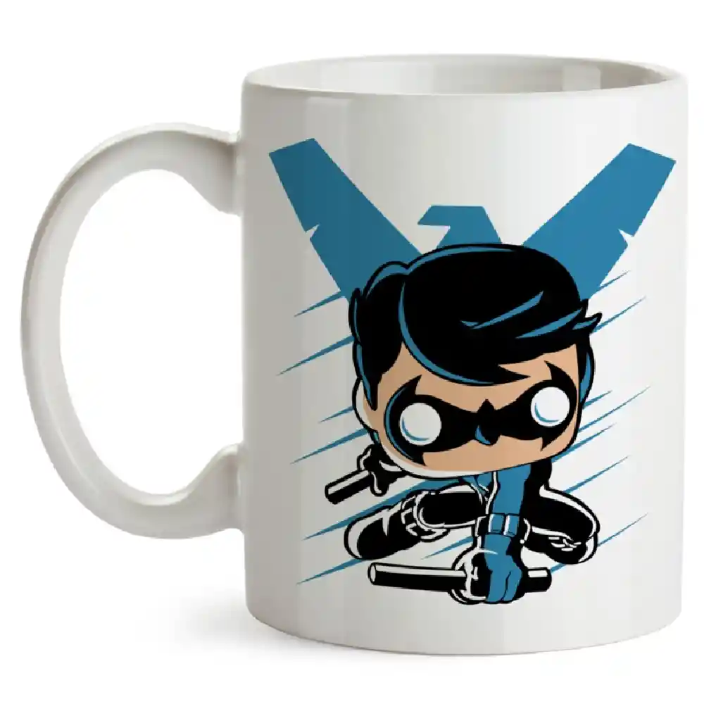 Mug Nightwing Tipo Pop