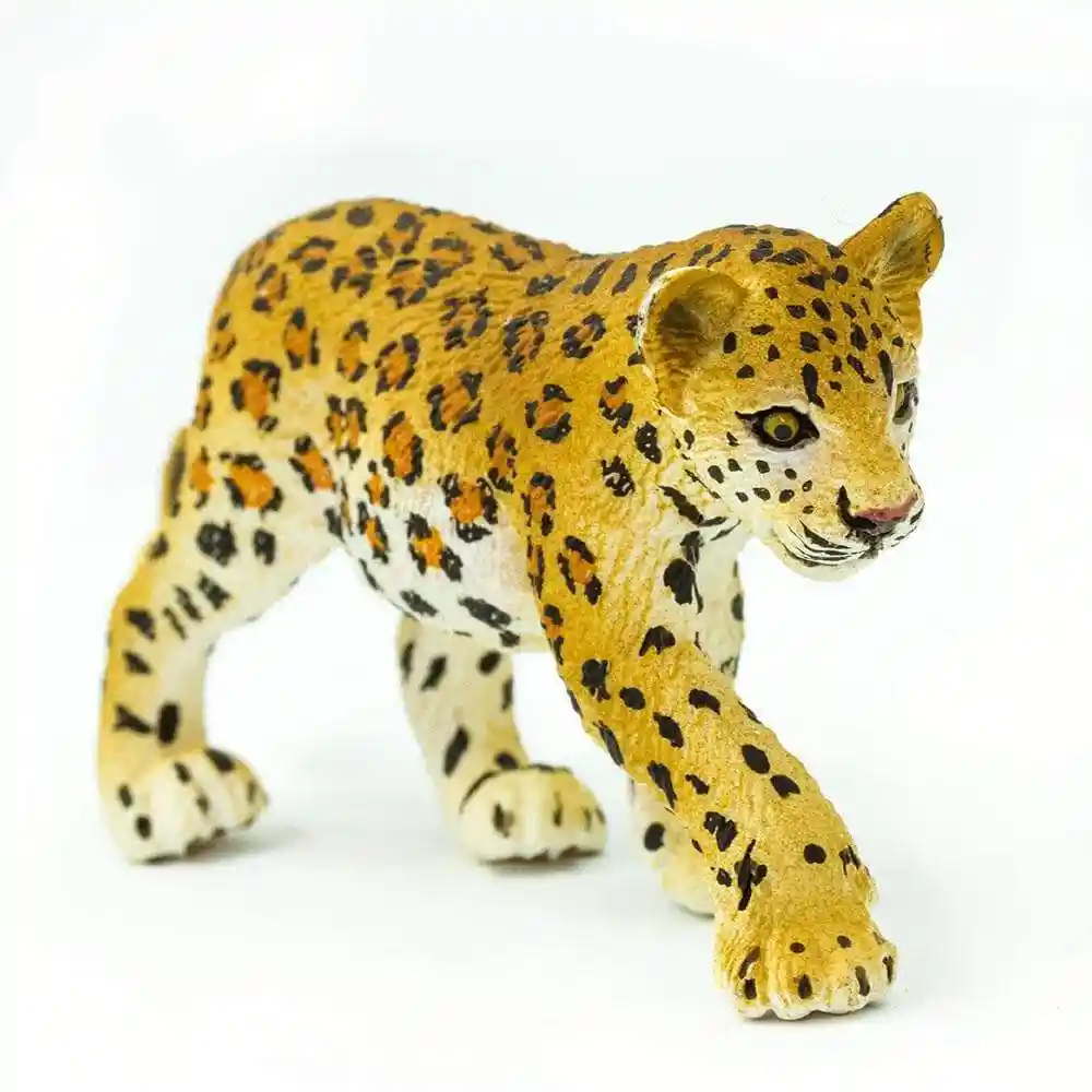 Figura Animales Leopardo Bebé Colección Para Niños Y Niñas