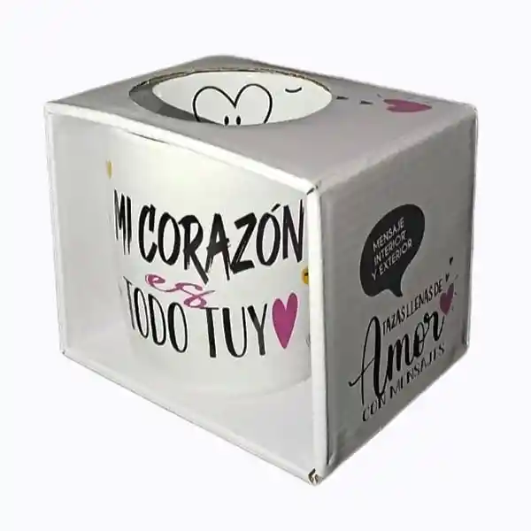 Nico Taza Mug Porcelana Mi Corazón