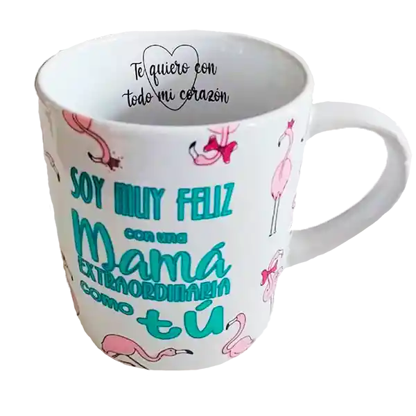 Nico Taza Mug Porcelana Soy Feliz Mamá Maravillosa