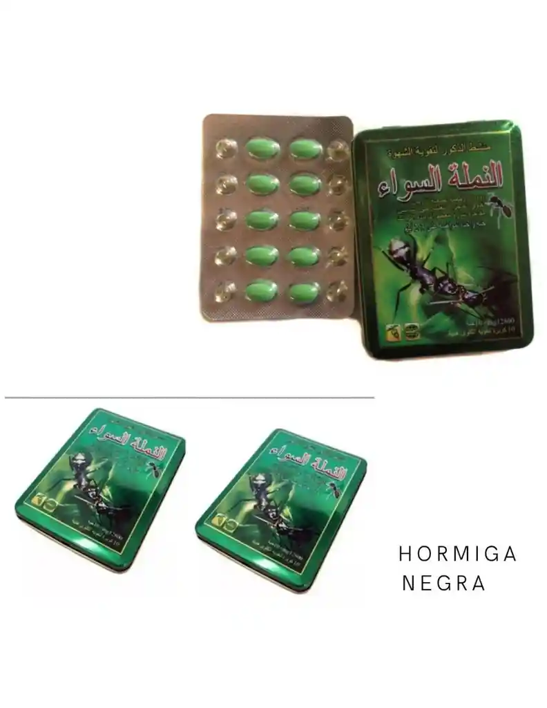 Pastillas Hormiga Verde (ahora Perla Negra)