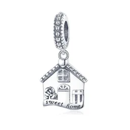 Charm Dije Casa Familia Dulce Hogar Fabricado En Plata 925