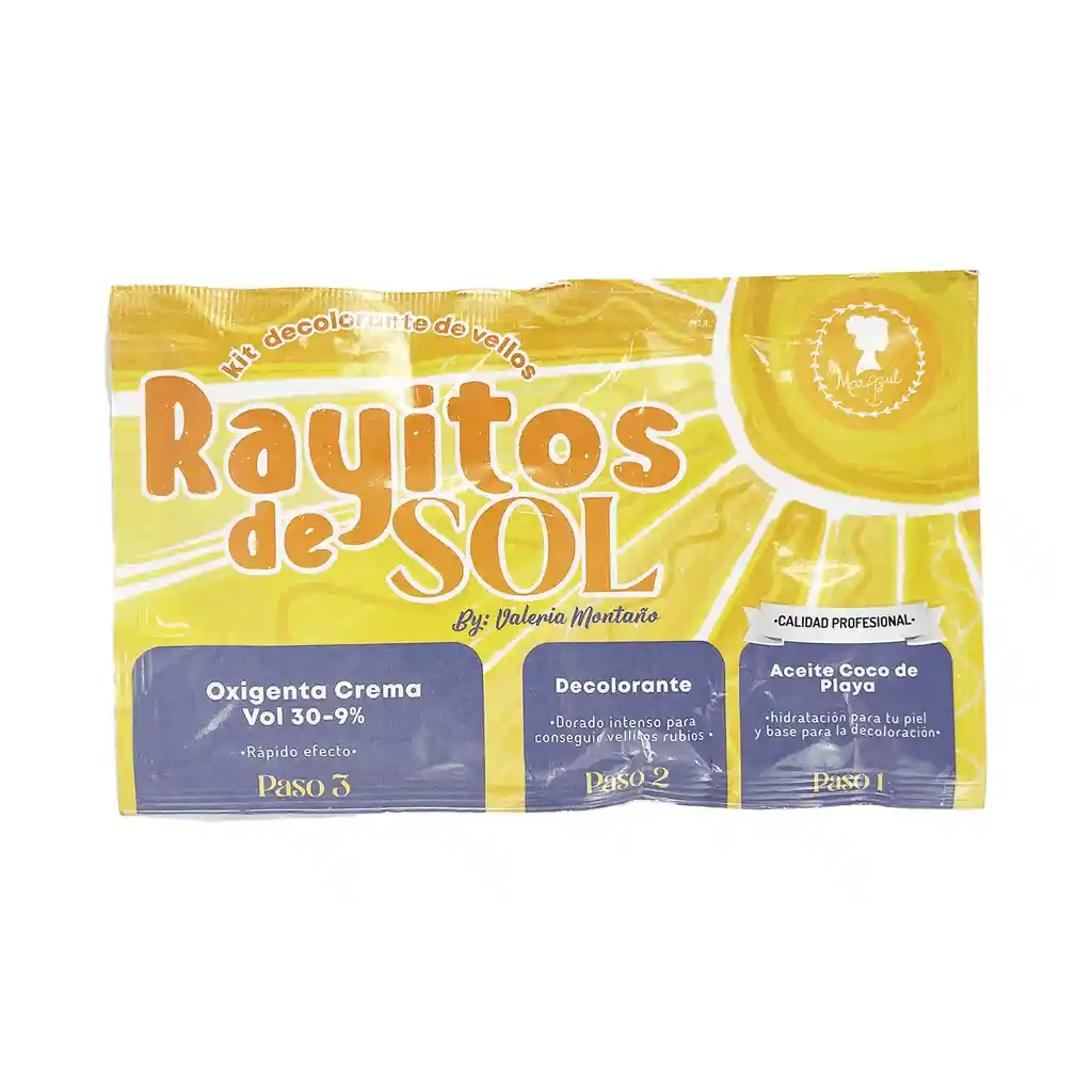 Rayitos De Sol Kit Para Decolorar Vellitos