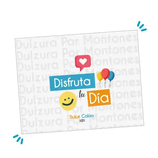 Tarjeta "disfruta Tu Día"