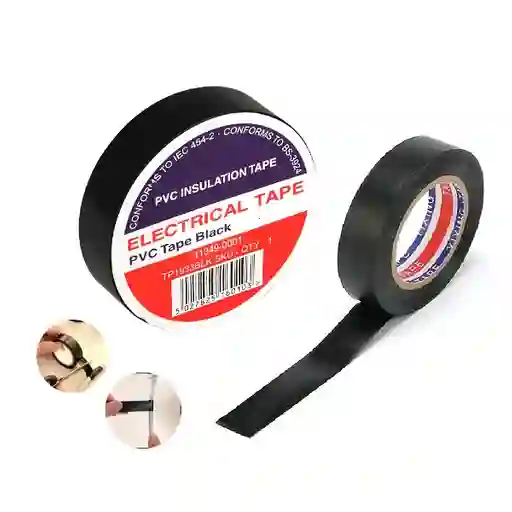 Cinta Aislante Negra Pvc X 27 Metros Eléctrica