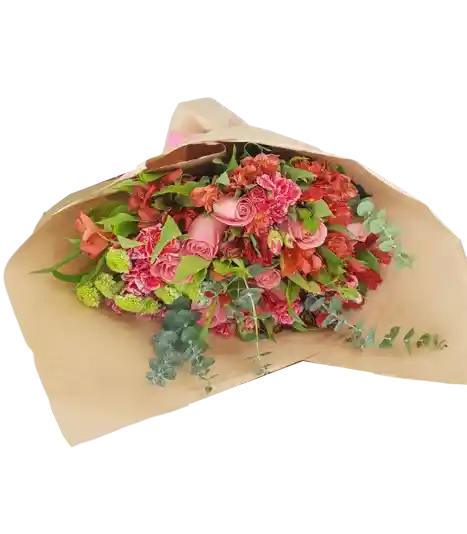 Astromelias, Clavel, Rosas, Pinoquios