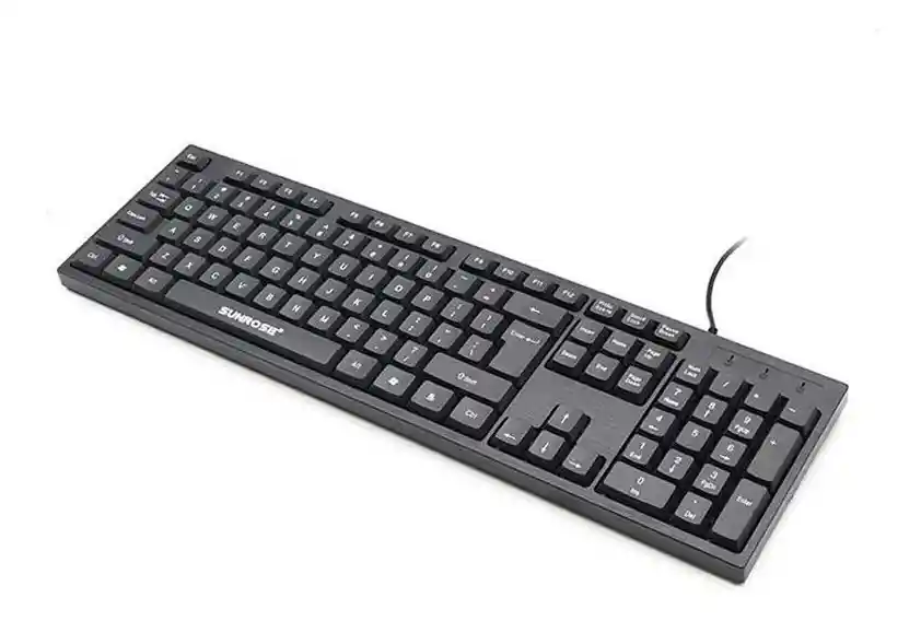 Combo Teclado En Español + Mouse Optico De Cable Usb Seisa