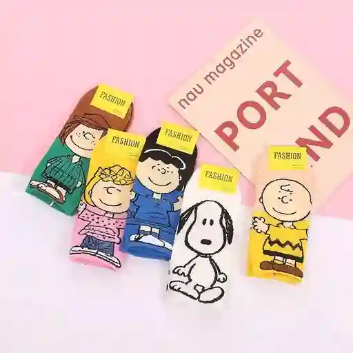 Medias Tobillera Snoopy Collection (charlie Brown)