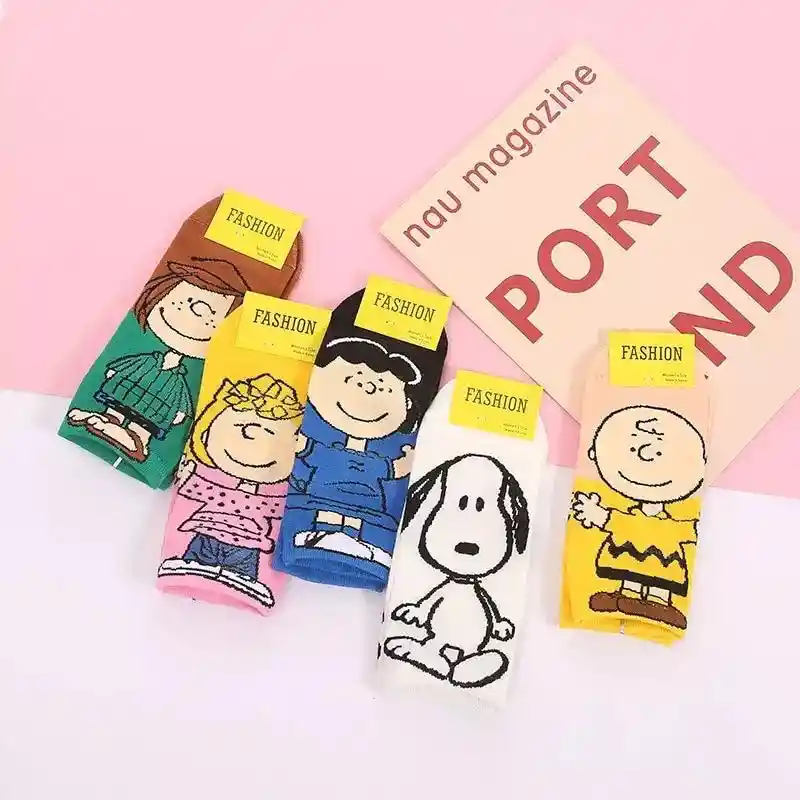 Medias Tobillera Snoopy Collection (charlie Brown)