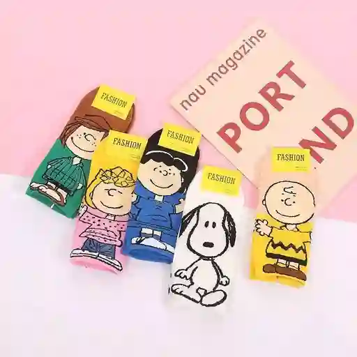 Medias Tobilleras Snoopy Collection Peppermint