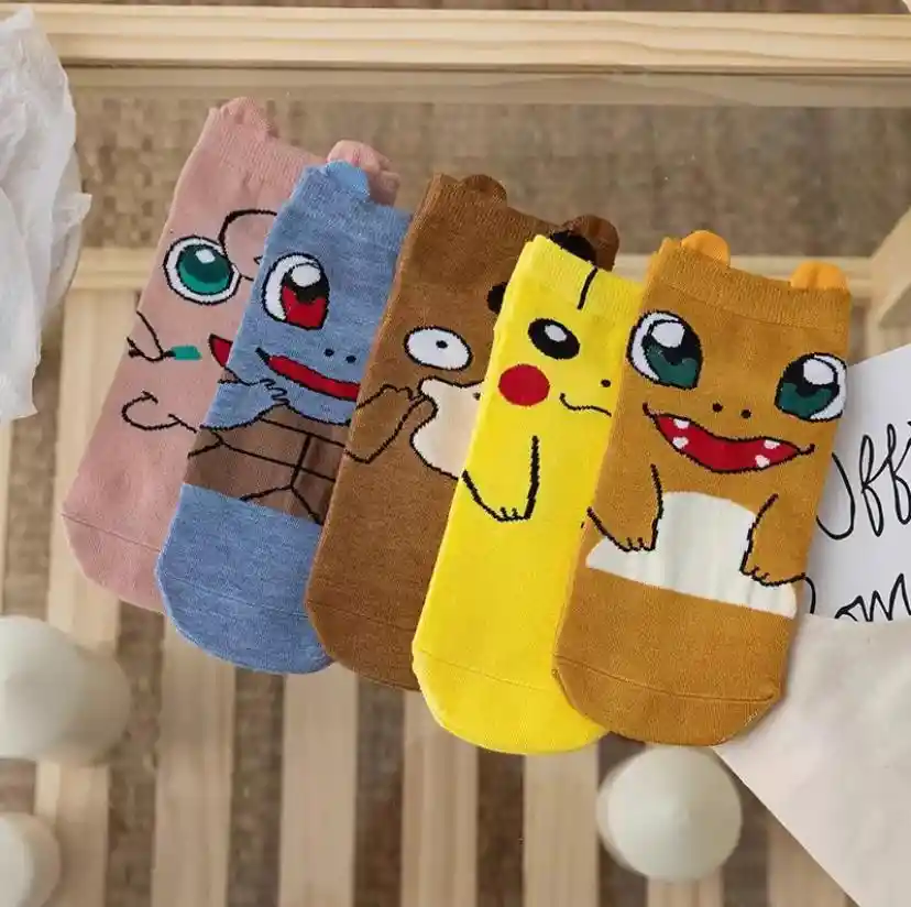 Medias Tobilleras Pokemon - Pikachu