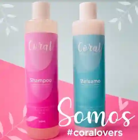 Duo Shampoo Y Bálsamo Keratina Y Coco Coral