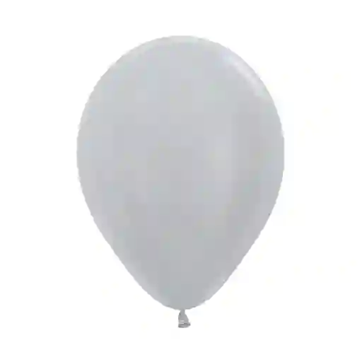 Globos R 12 Satin Plata Sempertex