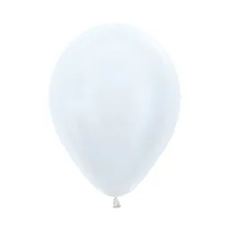 Globos R 12 Satin Blanco X 12