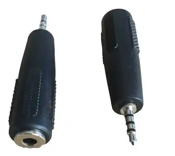 Adaptador De 2.5 Mm Triestereo Macho A 3.5 Mm Hembra Sonido