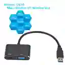 Adaptador De Video Usb 3.0 A Hdmi Y Vga Escritorio Extendido