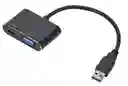 Adaptador De Video Usb 3.0 A Hdmi Y Vga Escritorio Extendido