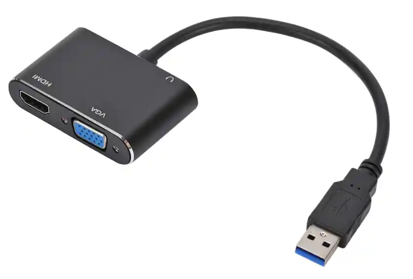 Adaptador De Video Usb 3.0 A Hdmi Y Vga Escritorio Extendido