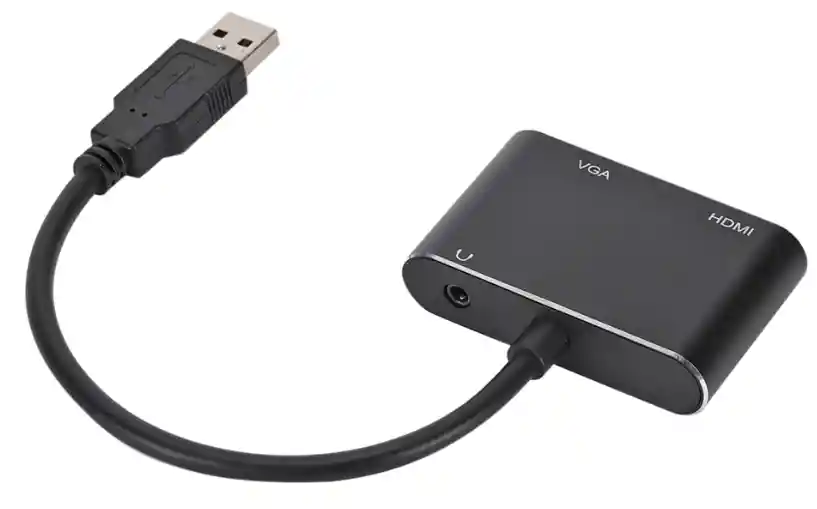Adaptador De Video Usb 3.0 A Hdmi Y Vga Escritorio Extendido
