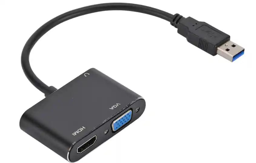 Adaptador De Video Usb 3.0 A Hdmi Y Vga Escritorio Extendido