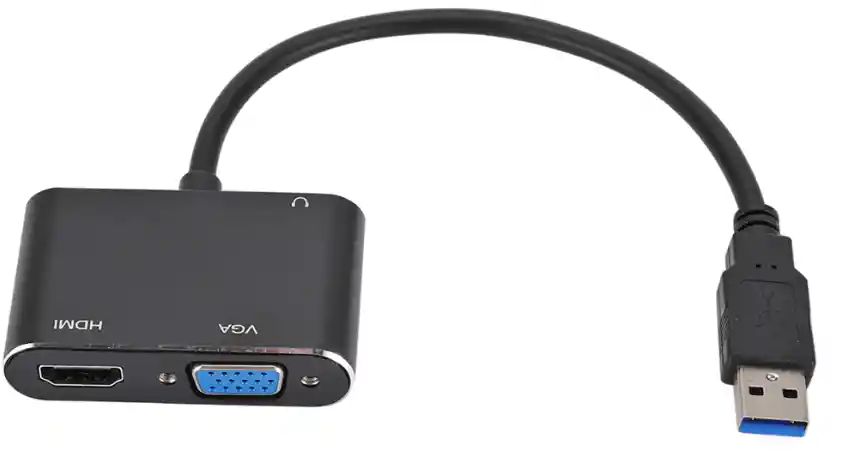 Adaptador De Video Usb 3.0 A Hdmi Y Vga Escritorio Extendido