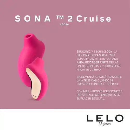 Estimulador De Clítoris Lelo Sona 2 Cruise Fucsia