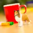 Figura De Animales Perro Collie Colección Para Niños Y Niñas