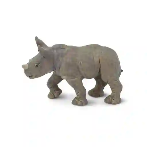 Figura Animales Rinoceronte Blanco Bebe Colección Niño Niña