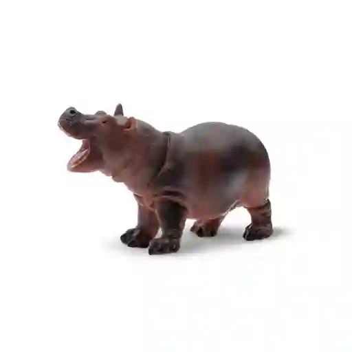 Figura Animales Hipopótamo Bebé Colección Para Niños Y Niñas