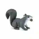 Figura De Animales Ardilla Gris Colección Para Niños Y Niñas