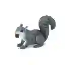 Figura De Animales Ardilla Gris Colección Para Niños Y Niñas