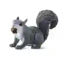 Figura De Animales Ardilla Gris Colección Para Niños Y Niñas