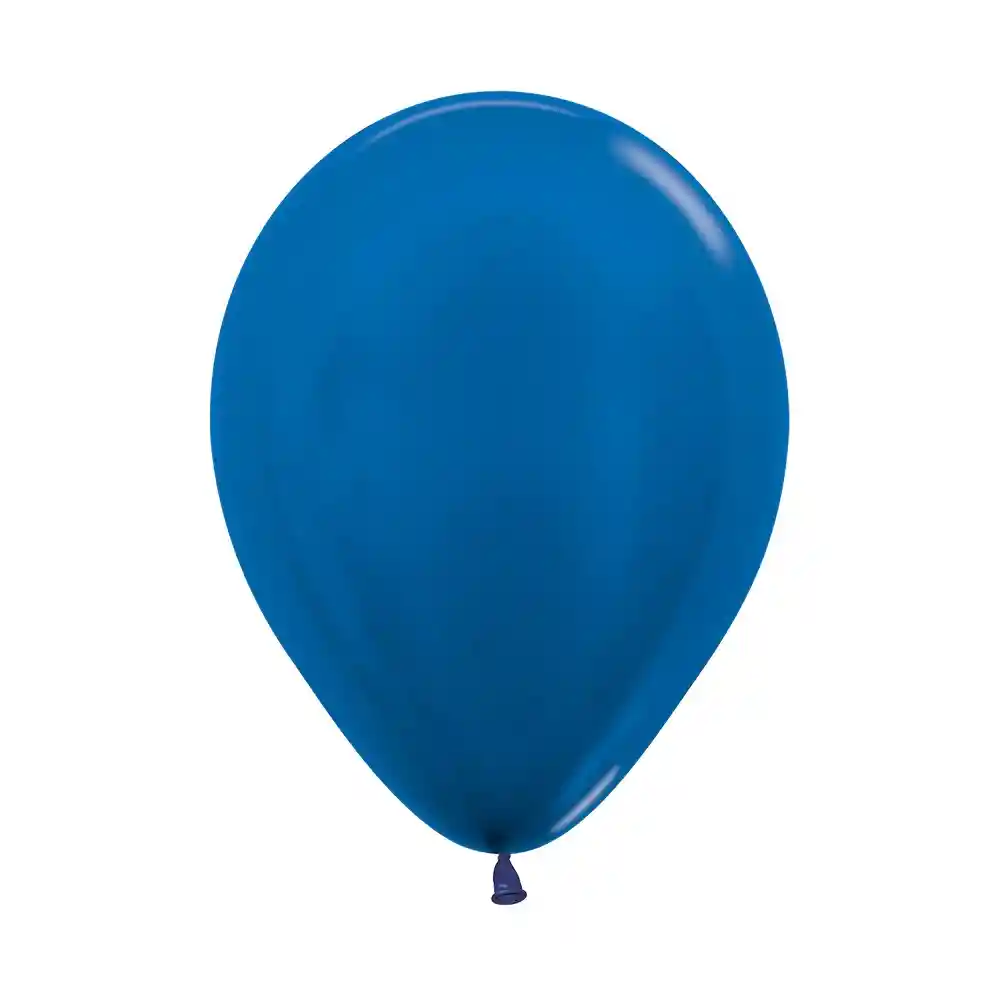 Globos R 12 Metal Azul Oscuro Satin X 50