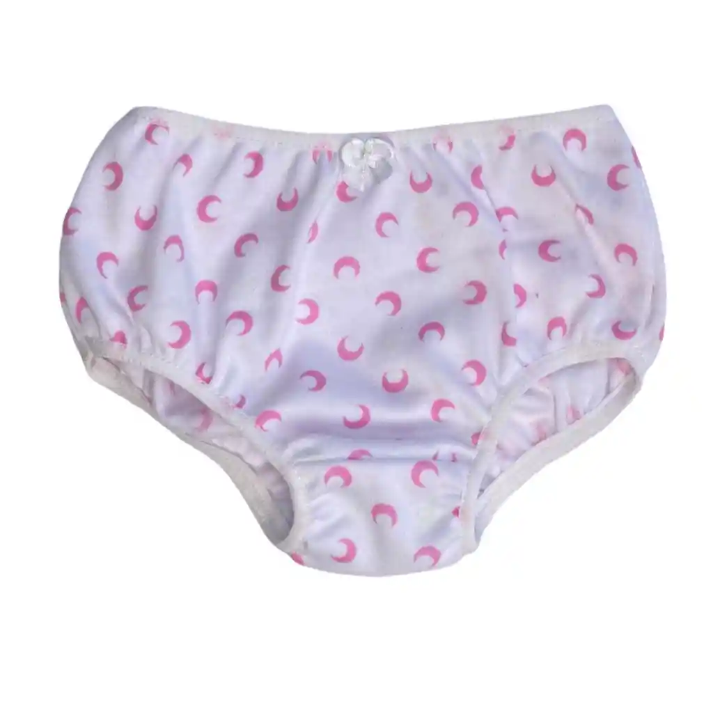 Panties Para Bebe O Niña Clasicos (lunas Rosa)