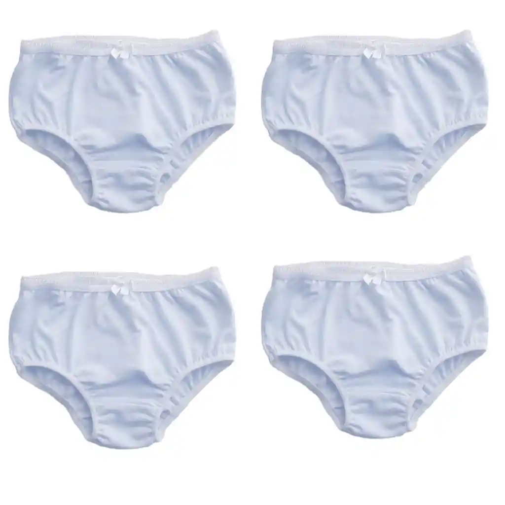 Panties Para Bebe O Niña Clasicos Estampados Por (4) Unidades