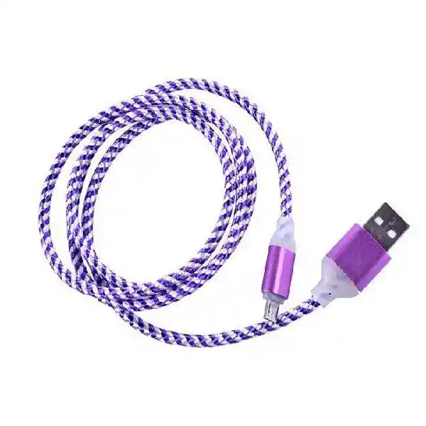 Cable Usb Cargador V8 Led Variedad De Colores