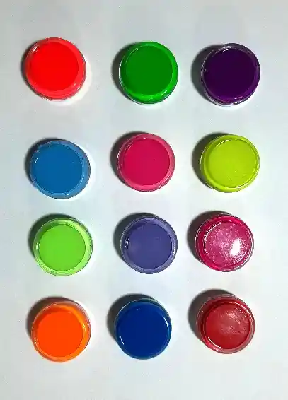 Pinta Caritas X 12 Colores Neon Pintucaritas