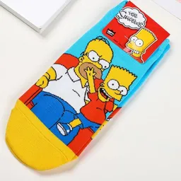 Medias Tobilleras Los Simpson (bart-homero)